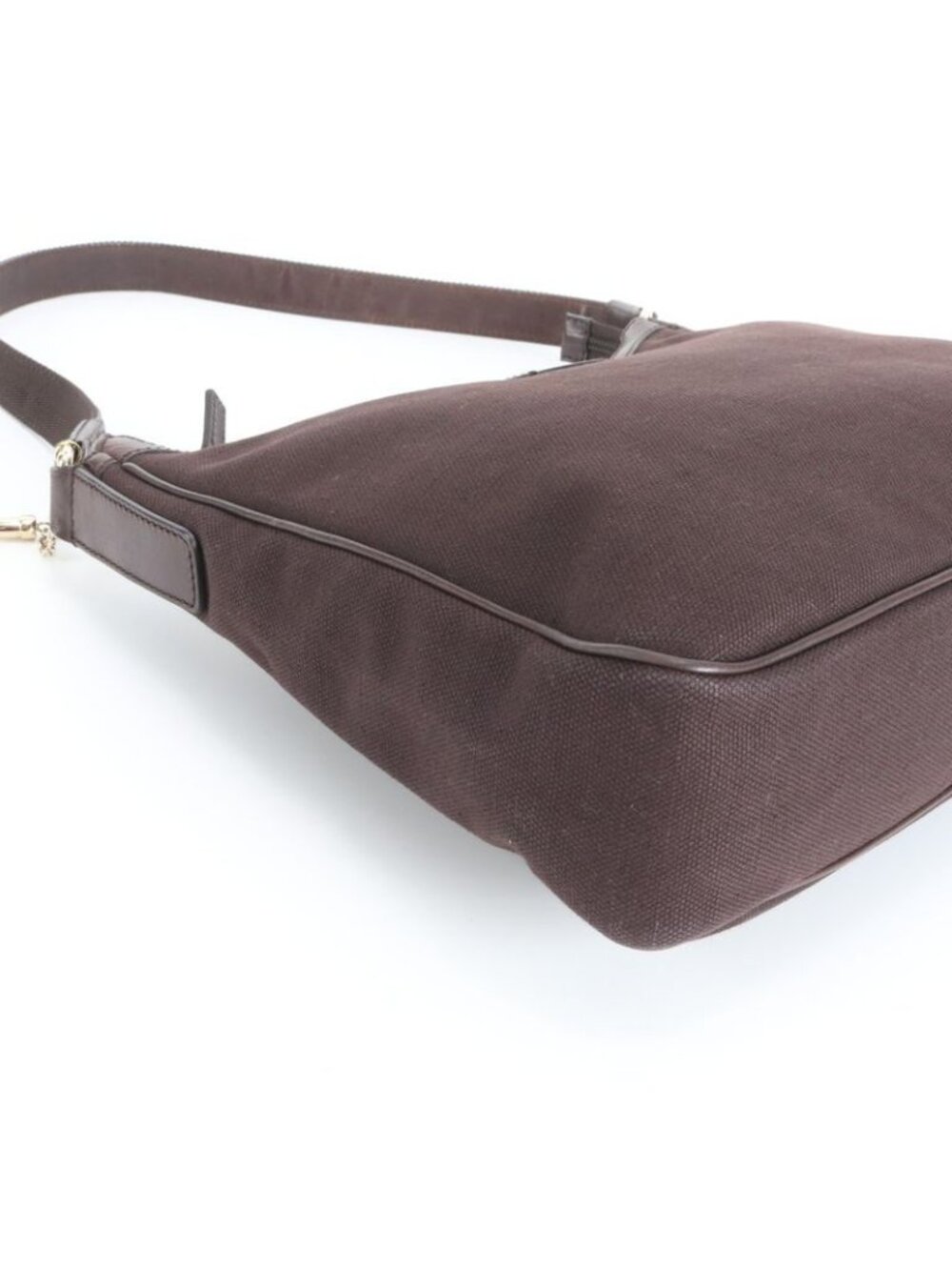 Gucci Leather Shoulder Bag Tote Brown Ree - Picture 6 of 9